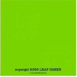 supergel R386 LEAF GREEN Bogen 0.61 x 0.50m