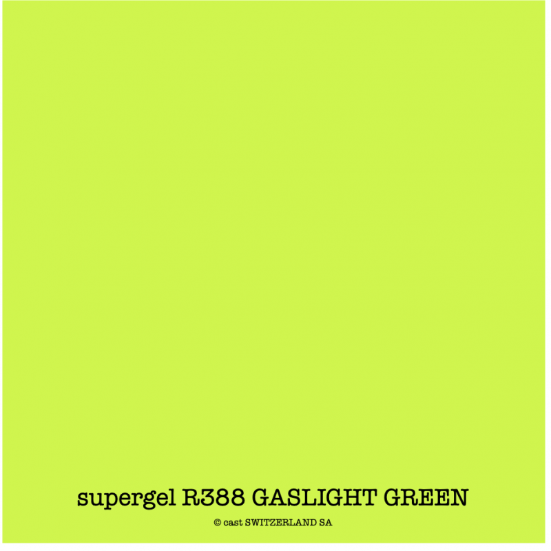 supergel R388 GASLIGHT GREEN Bogen 0.61 x 0.50m