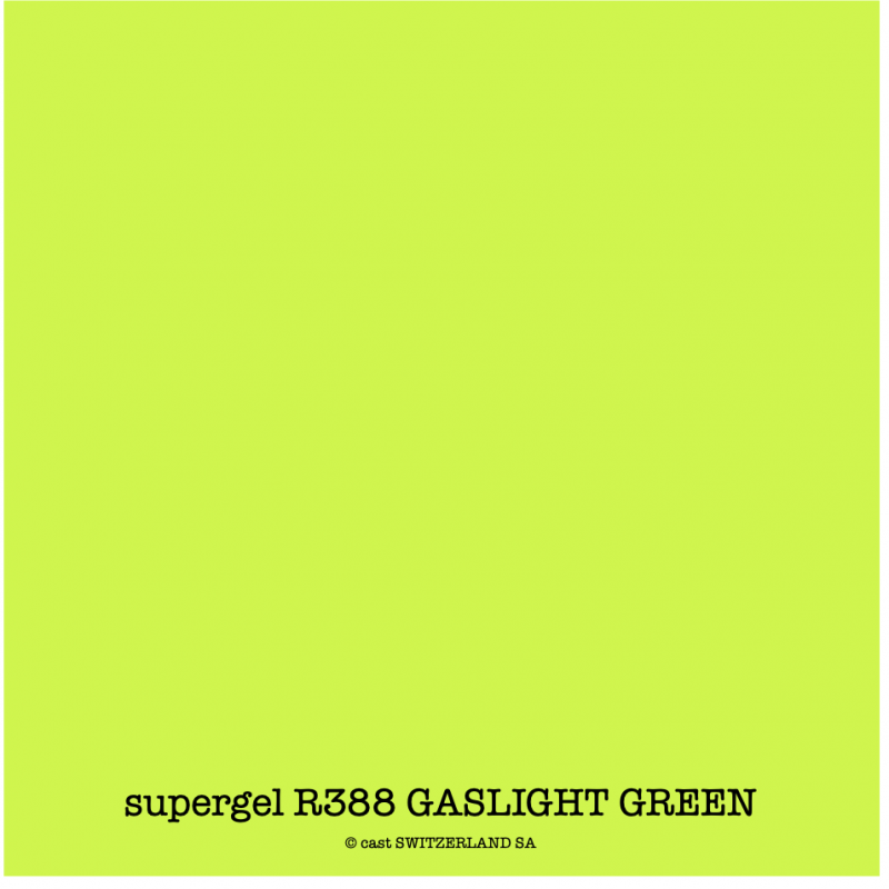 supergel R388 GASLIGHT GREEN Feuille 0.61 x 0.50m