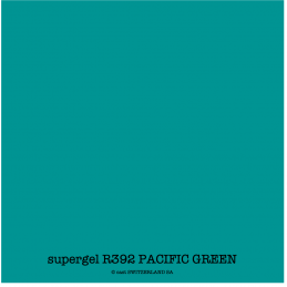 supergel R392 PACIFIC GREEN Feuille 0.61 x 0.50m