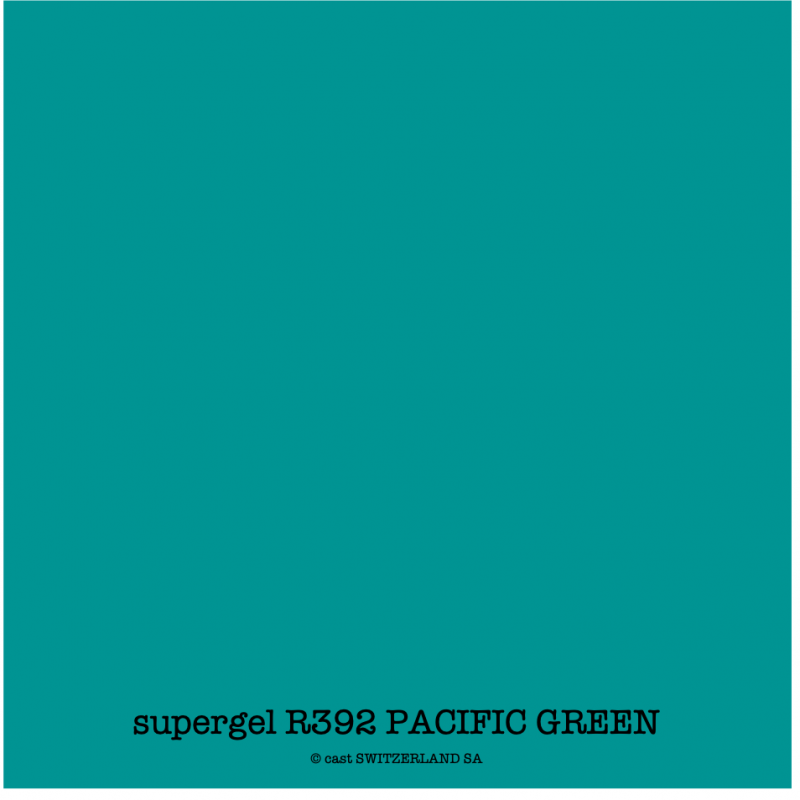 supergel R392 PACIFIC GREEN Bogen 0.61 x 0.50m