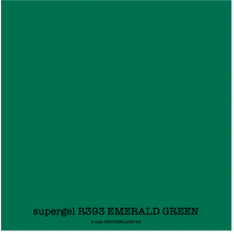 supergel R393 EMERALD GREEN Bogen 0.61 x 0.50m