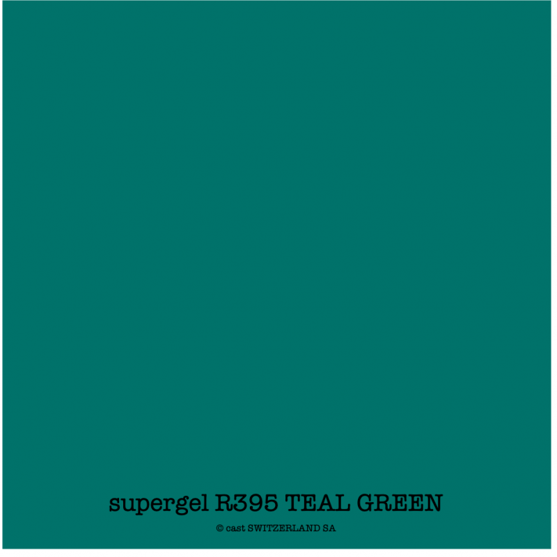 supergel R395 TEAL GREEN Feuille 0.61 x 0.50m