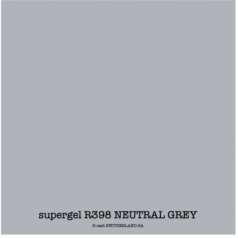 supergel R398 NEUTRAL GREY Bogen 0.61 x 0.50m