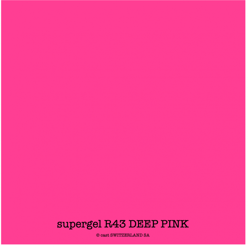 supergel R43 DEEP PINK Bogen 0.61 x 0.50m