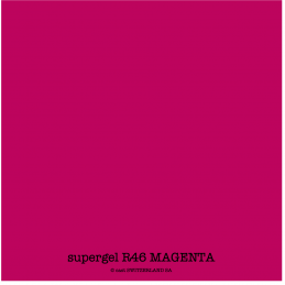 supergel R46 MAGENTA Bogen 0.61 x 0.50m