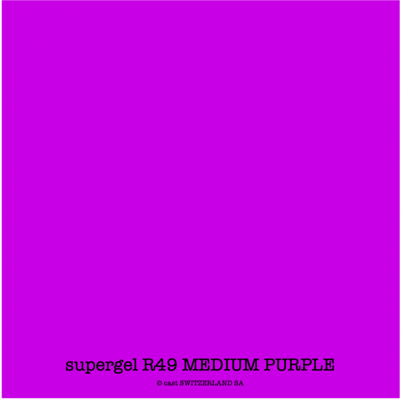 supergel R49 MEDIUM PURPLE Bogen 0.61 x 0.50m