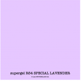 supergel R54 SPECIAL LAVENDER Bogen 0.61 x 0.50m