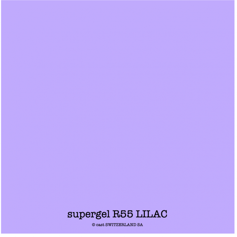 supergel R55 LILAC Bogen 0.61 x 0.50m