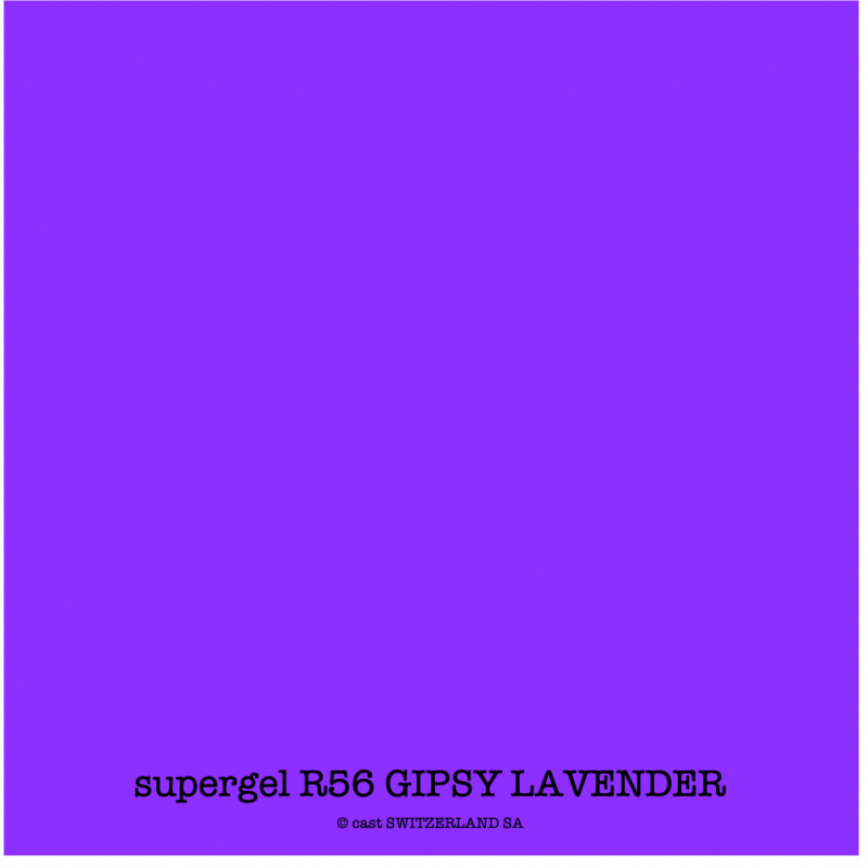 supergel R56 GIPSY LAVENDER Feuille 0.61 x 0.50m