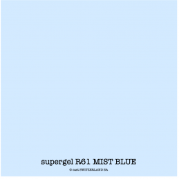 supergel R61 MIST BLUE Bogen 0.61 x 0.50m