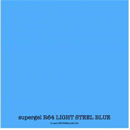 supergel R64 LIGHT STEEL BLUE Feuille 0.61 x 0.50m