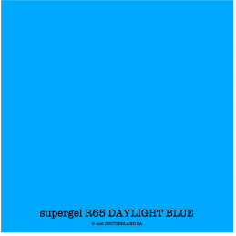 supergel R65 DAYLIGHT BLUE Feuille 0.61 x 0.50m
