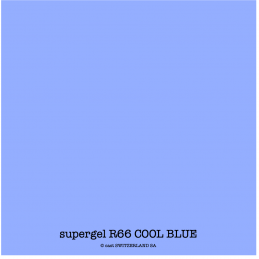 supergel R66 COOL BLUE Feuille 0.61 x 0.50m
