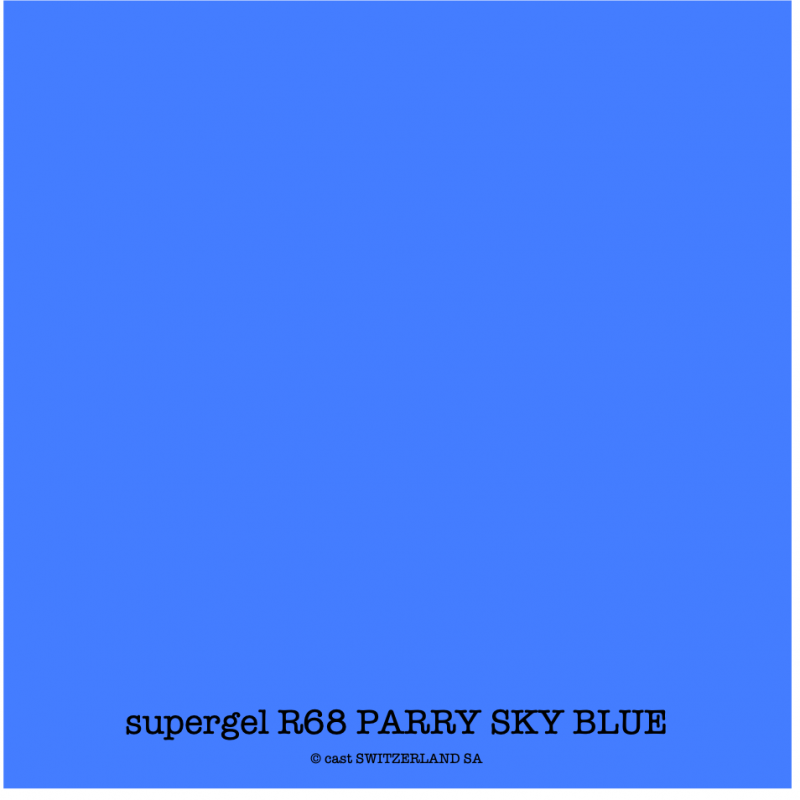 supergel R68 PARRY SKY BLUE Bogen 0.61 x 0.50m