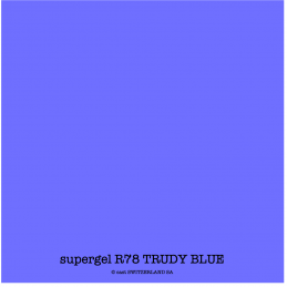 supergel R78 TRUDY BLUE Bogen 0.61 x 0.50m