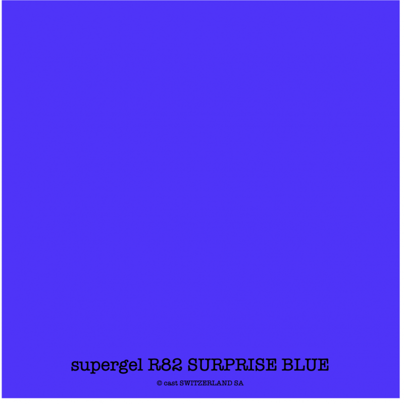 supergel R82 SURPRISE BLUE Bogen 0.61 x 0.50m