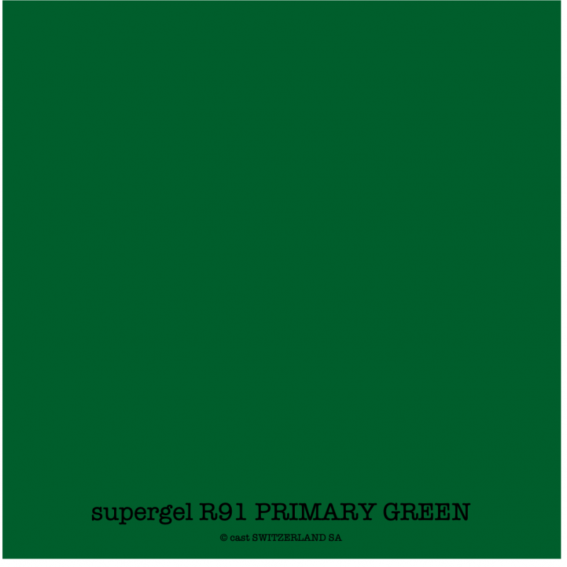 supergel R91 PRIMARY GREEN Bogen 0.61 x 0.50m