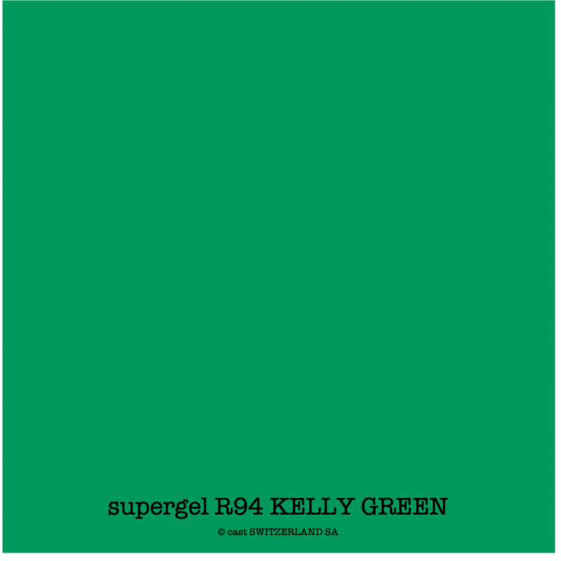 supergel R94 KELLY GREEN Bogen 0.61 x 0.50m