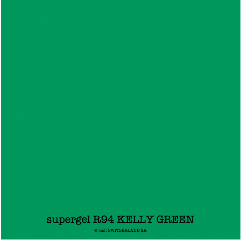 supergel R94 KELLY GREEN Feuille 0.61 x 0.50m