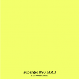 supergel R96 LIME Bogen 0.61 x 0.50m