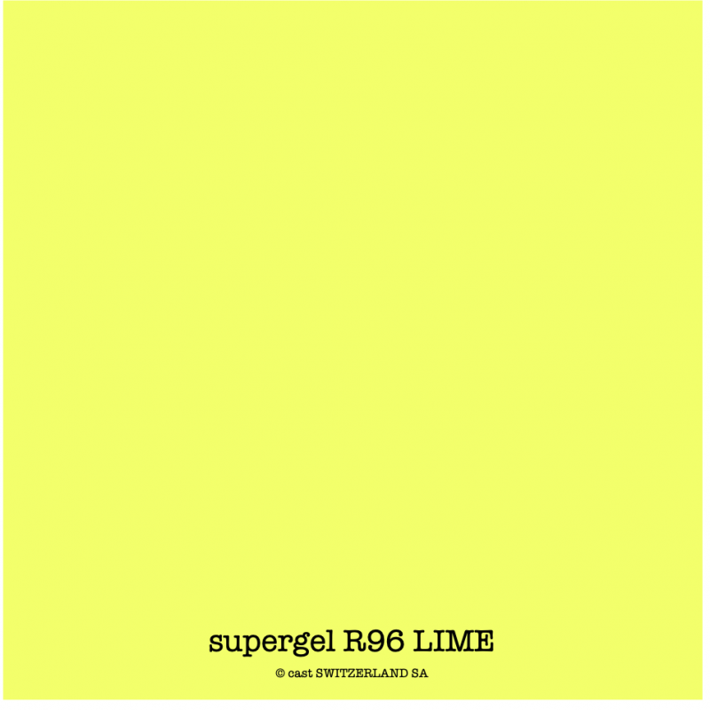 supergel R96 LIME Bogen 0.61 x 0.50m