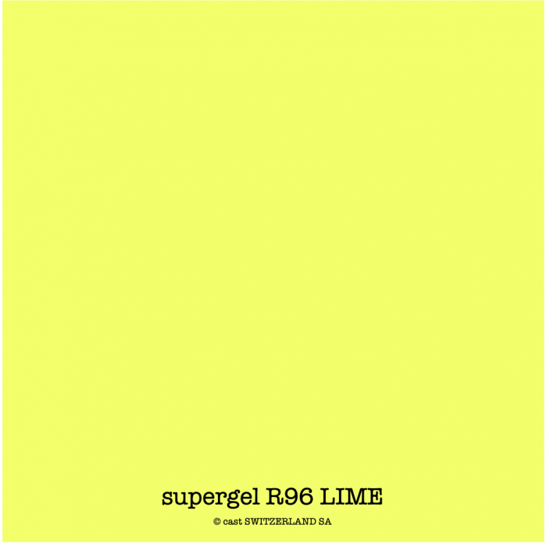 supergel R96 LIME Feuille 0.61 x 0.50m