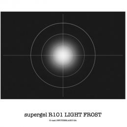 supergel R101 LIGHT FROST Bogen 0.61 x 0.50m
