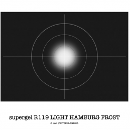 supergel R119 LIGHT HAMBURG FROST Bogen 0.61 x 0.50m