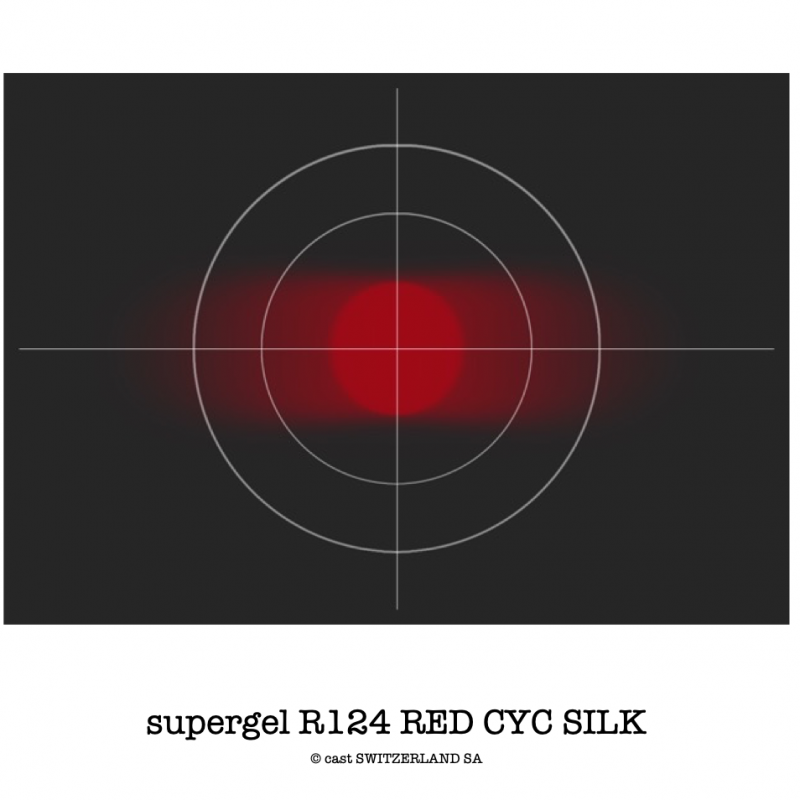 supergel R124 RED CYC SILK Bogen 0.61 x 0.50m