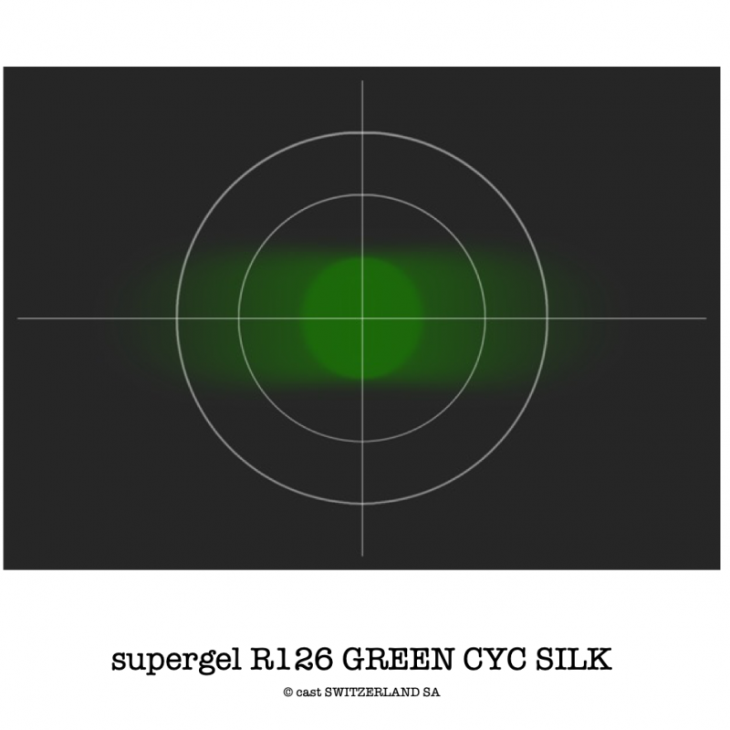 supergel R126 GREEN CYC SILK Bogen 0.61 x 0.50m