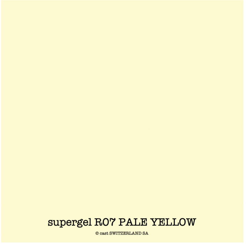 supergel R07 PALE YELLOW Rolle 0.61 x 7.62m