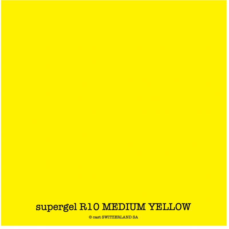 supergel R10 MEDIUM YELLOW Rouleau 0.61 x 7.62m