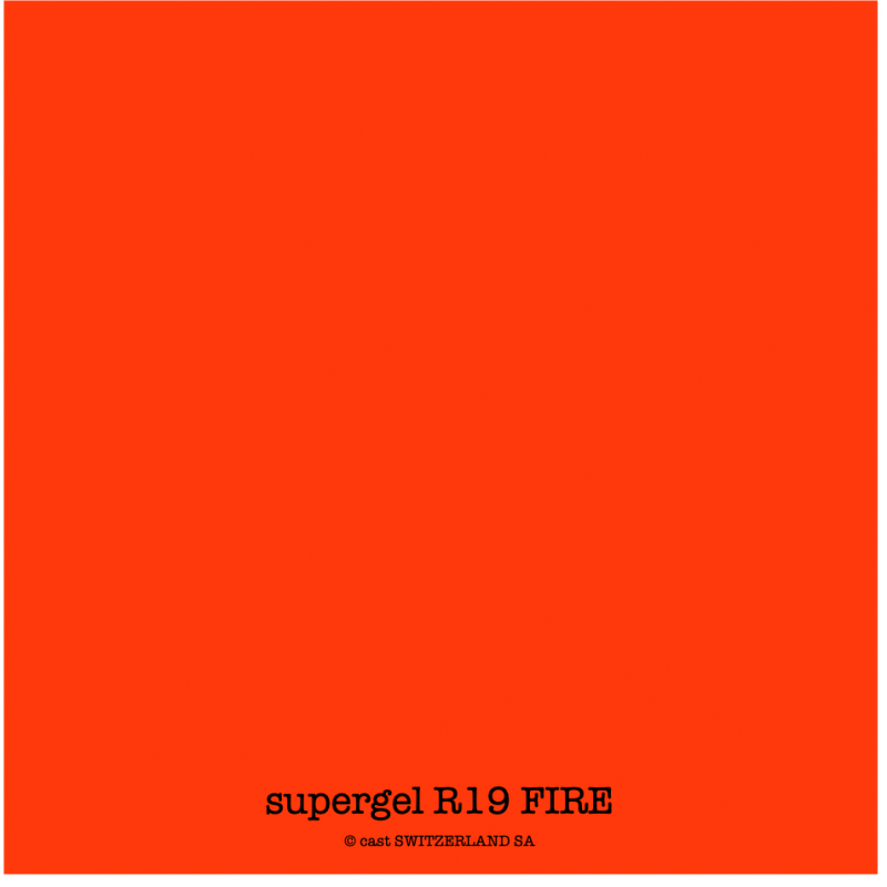 supergel R19 FIRE Rolle 0.61 x 7.62m