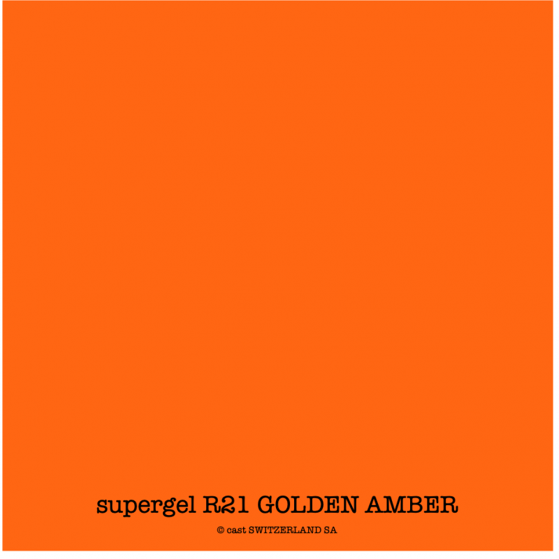 supergel R21 GOLDEN AMBER Rolle 0.61 x 7.62m