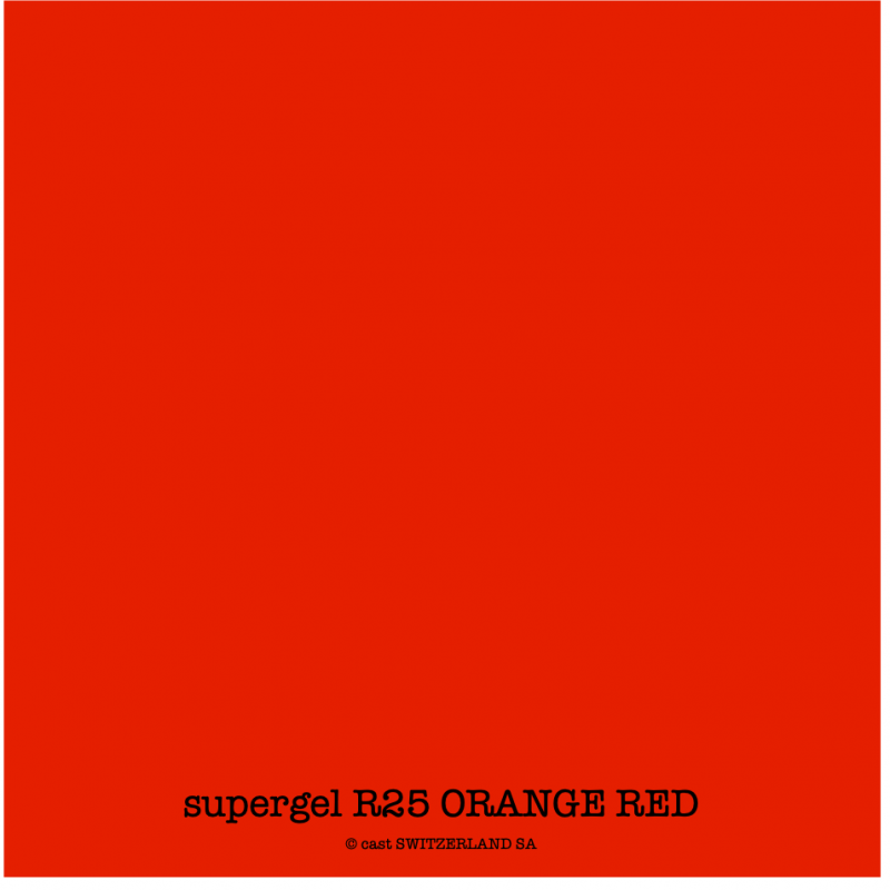 supergel R25 ORANGE RED Rolle 0.61 x 7.62m