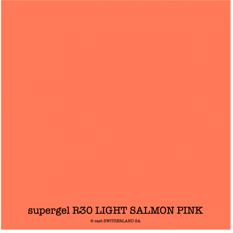 supergel R30 LIGHT SALMON PINK Rolle 0.61 x 7.62m