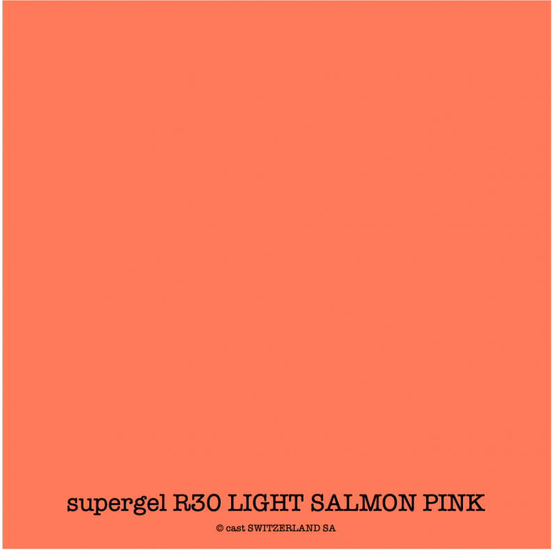 supergel R30 LIGHT SALMON PINK Rouleau 0.61 x 7.62m