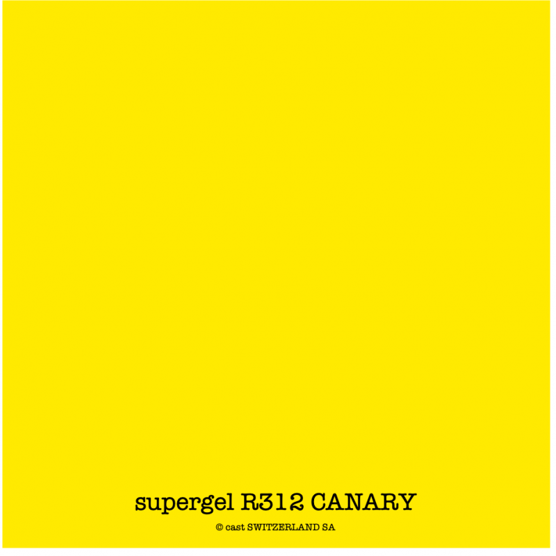 supergel R312 CANARY Rolle 0.61 x 7.62m