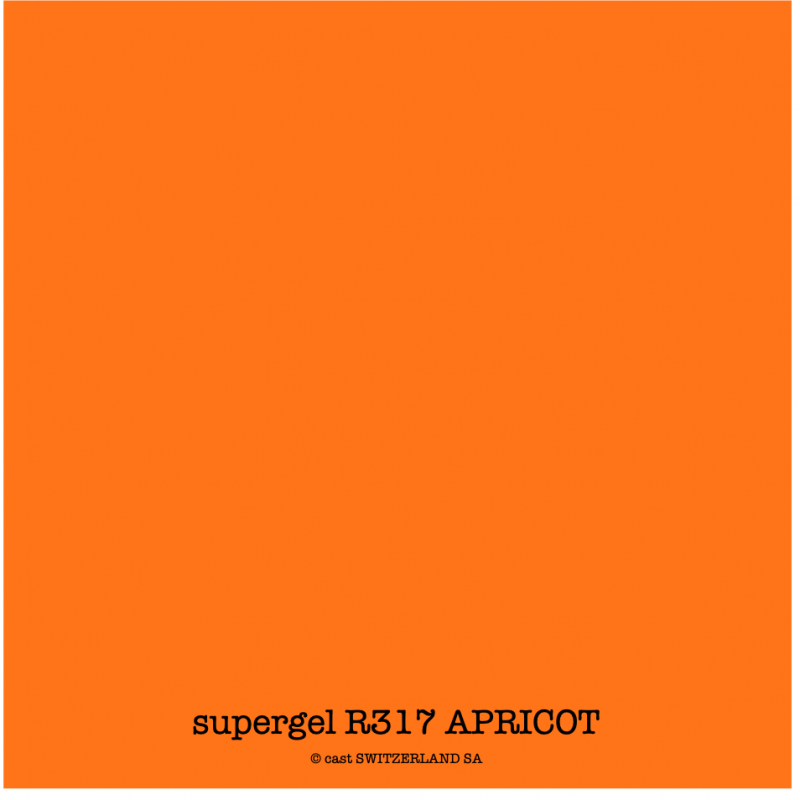 supergel R317 APRICOT Rouleau 0.61 x 7.62m