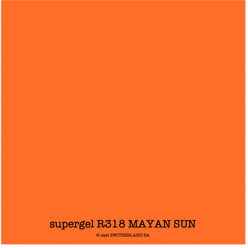 supergel R318 MAYAN SUN Rouleau 0.61 x 7.62m