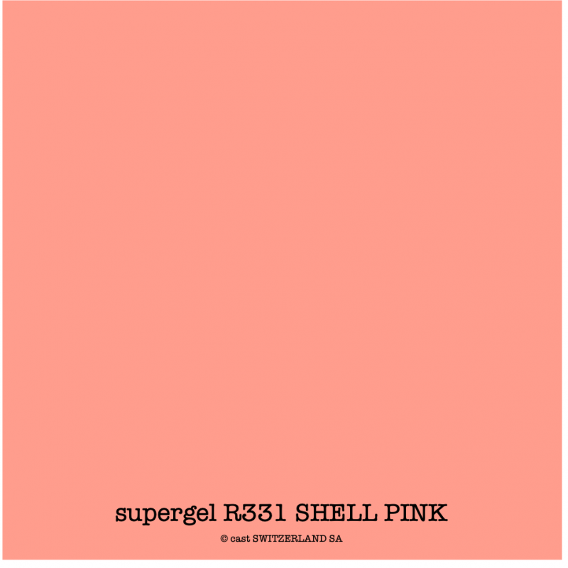 supergel R331 SHELL PINK Rolle 0.61 x 7.62m