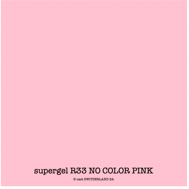 supergel R33 NO COLOR PINK Rolle 0.61 x 7.62m