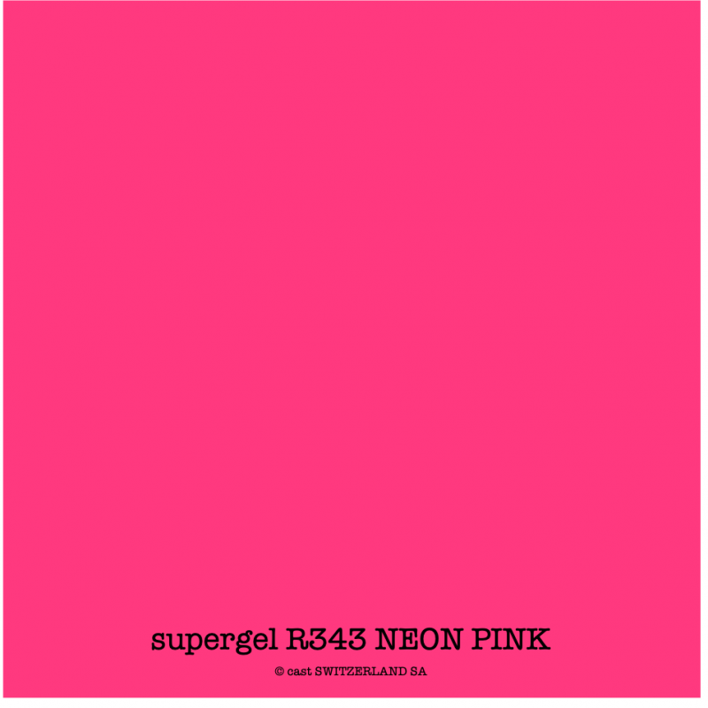 supergel R343 NEON PINK Rouleau 0.61 x 7.62m