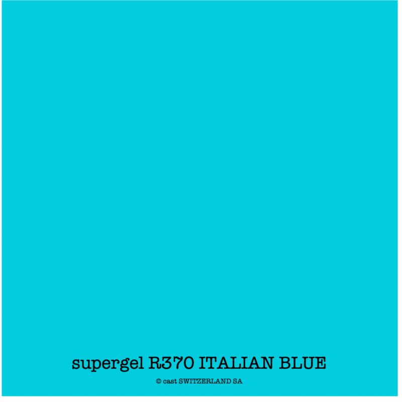 supergel R370 ITALIAN BLUE Rolle 0.61 x 7.62m