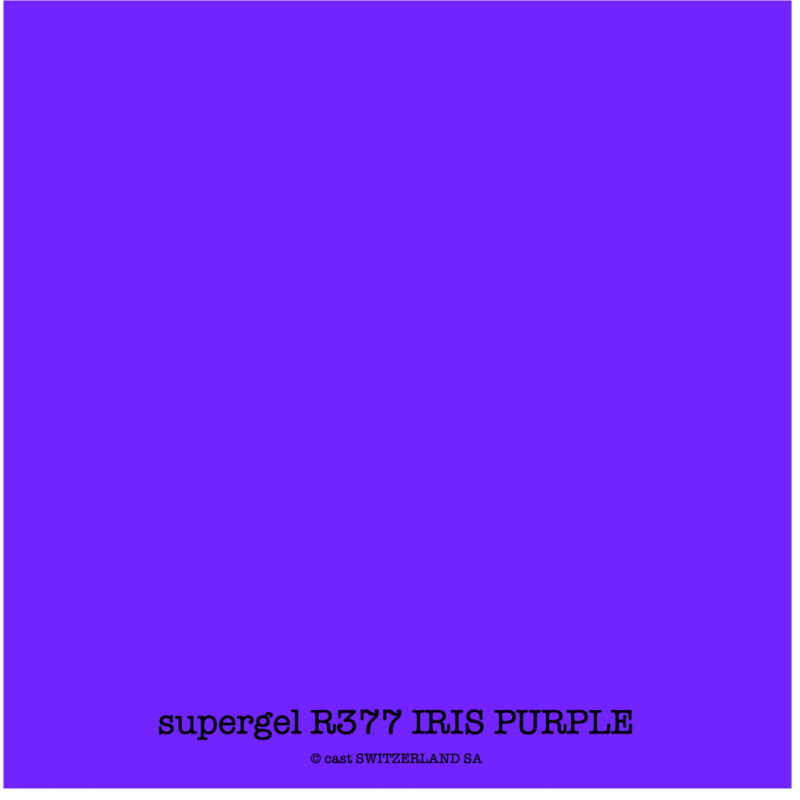 supergel R377 IRIS PURPLE Rolle 0.61 x 7.62m