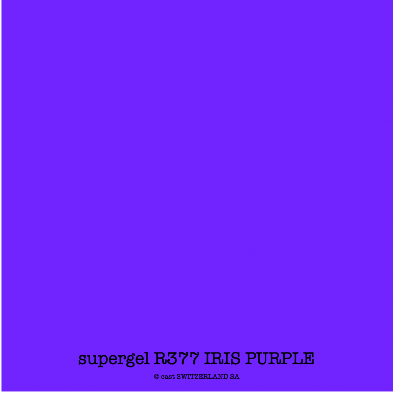 supergel R377 IRIS PURPLE Rouleau 0.61 x 7.62m