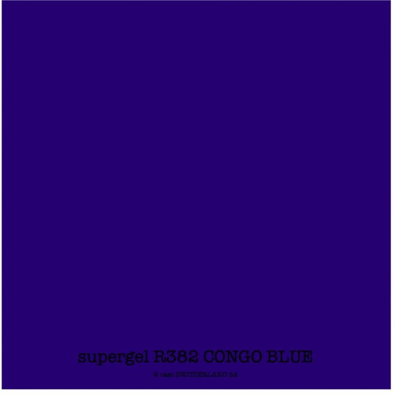 supergel R382 CONGO BLUE Rolle 0.61 x 7.62m