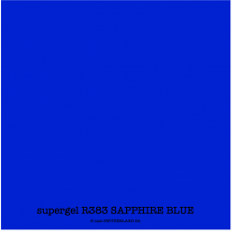 supergel R383 SAPPHIRE BLUE Rouleau 0.61 x 7.62m