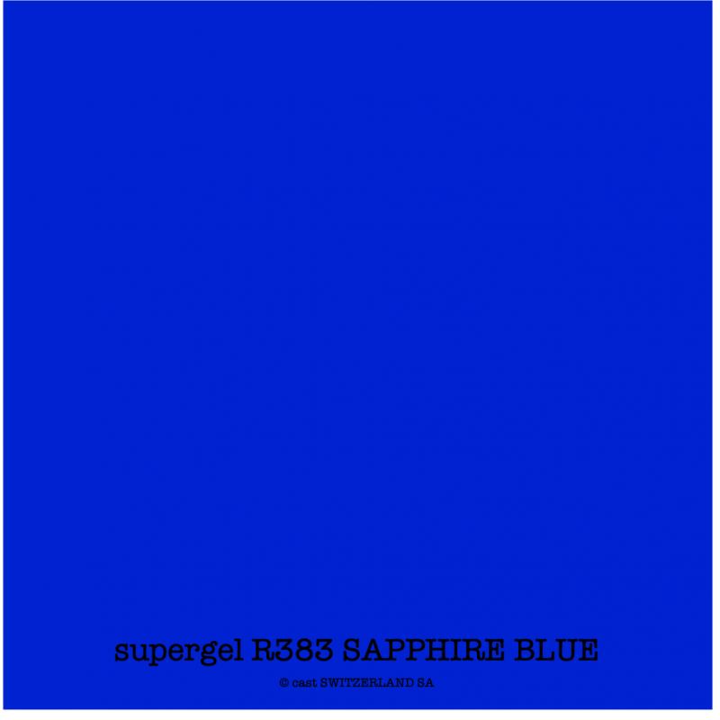 supergel R383 SAPPHIRE BLUE Rouleau 0.61 x 7.62m